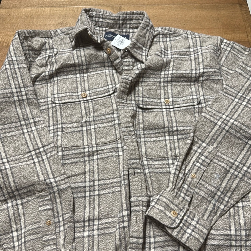 Men’s A&F oversized flannel. New! Great fit, nice and semi-thick.